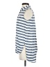 BeachLunchLounge 100% Viscose Stripes Blue Sleeveless Button-Down Shirt Size S - photo 5