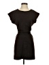 Mango 100% Polyester Solid Brown Casual Dress Size XS - photo 1