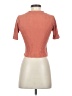 Amour Vert Orange Short Sleeve Top Size S - photo 2