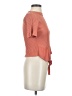 Amour Vert Orange Short Sleeve Top Size S - photo 4