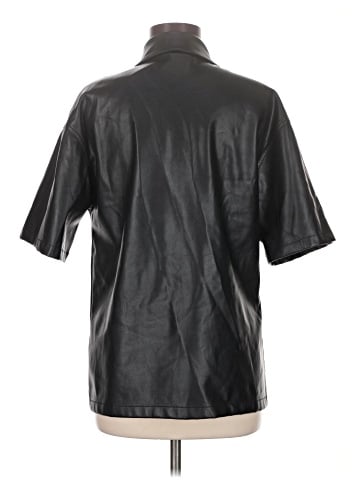Topshop Short Sleeve Button-Down Shirt (view 2)