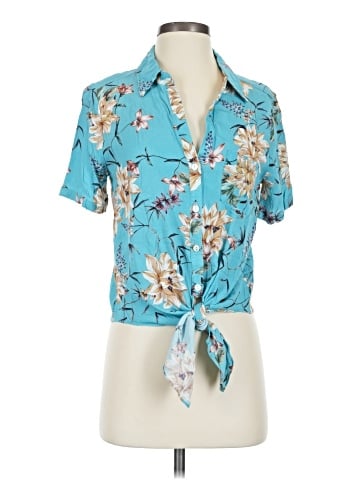 Karen Kane Short Sleeve Blouse (view 1)