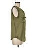 Mossimo 100% Polyester Green Sleeveless Blouse Size M - photo 4