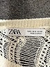 Zara Chevron-herringbone Ivory Cocktail Dress Size S - photo 7