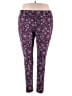 Cuddl Duds Print Purple Active Pants Size XXL - photo 1