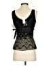 JS Collections Black Ivory Sleeveless Blouse Size 4 - photo 2