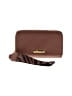 Mangano 100% Leather Brown Leather Wristlet One size - photo 1
