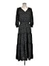 Unbranded 100% Polyester Polka Dots Black Casual Dress Size XS - photo 1
