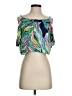 Lilly Pulitzer 100% Polyester Green Sleeveless Blouse Size 2 - photo 1