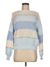 Shein Color Block Blue Pullover Sweater Size 6 - photo 1