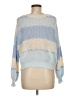 Shein Color Block Blue Pullover Sweater Size 6 - photo 2