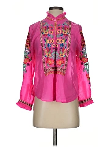Johnny Was 3/4 Sleeve Blouse (view 1)
