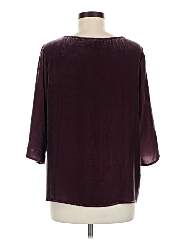 Garnet Hill 3/4 Sleeve Blouse (view 2)
