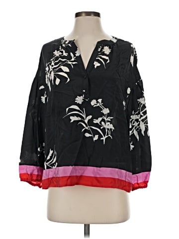 Joie 3/4 Sleeve Silk Top (view 1)