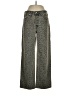 Universal Thread Animal Print Green Jeans Size 2 - photo 1