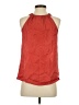 Adiva 100% Polyester Red Sleeveless Blouse Size S - photo 2