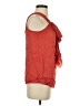 Adiva 100% Polyester Red Sleeveless Blouse Size S - photo 4