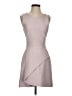 BCBGMAXAZRIA Solid Gray Cocktail Dress Size 2 - photo 1