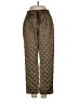 Flat White Brown Casual Pants Size XS - photo 1