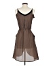 Double Zero 100% Polyester Brown Casual Dress Size S - photo 2
