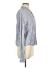 Atmosphere 100% Viscose Stripes Blue Long Sleeve Button-Down Shirt Size 10 - photo 4