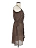 Double Zero 100% Polyester Brown Casual Dress Size S - photo 4