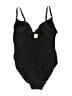 Calvin Klein Solid Black One Piece Swimsuit Size 14 - photo 2