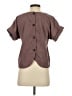 Madewell 100% Polyester Brown Short Sleeve Top Size XS - photo 2