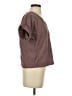 Madewell 100% Polyester Brown Short Sleeve Top Size XS - photo 4