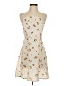 Zaful Floral Ivory Cocktail Dress Size 4 - photo 1