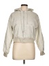 Unbranded 100% Polyester Silver Zip Up Hoodie Size L - photo 1