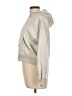 Unbranded 100% Polyester Silver Zip Up Hoodie Size L - photo 5