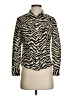 Converse Animal Print Ivory Long Sleeve Blouse Size S - photo 1
