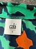 CAbi 100% Polyester Floral Teal Short Sleeve Blouse Size S - photo 7