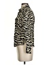 Converse Animal Print Ivory Long Sleeve Blouse Size S - photo 5
