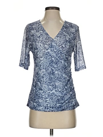 Cable & Gauge Short Sleeve Blouse (view 1)