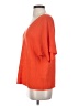 Eileen Fisher 100% Linen Orange Pullover Sweater Size XS - photo 5