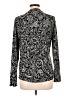 INC International Concepts Paisley Black Long Sleeve Top Size L - photo 2