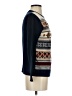 J.Crew 100% Wool Print Blue Wool Pullover Sweater Size S - photo 4