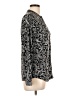 INC International Concepts Paisley Black Long Sleeve Top Size L - photo 4