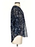 Vince Camuto 100% Polyester Blue 3/4 Sleeve Blouse Size XS - photo 4