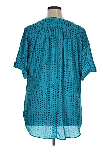 Worthington Short Sleeve Blouse (view 2)