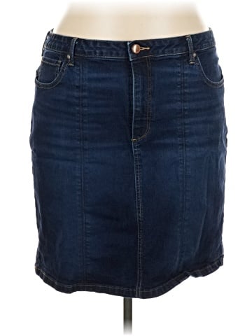Riders by Lee Denim Skirt (view 1)