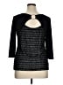 I.N. Studio Black 3/4 Sleeve Top Size XL - photo 2