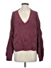 American Eagle Outfitters Chevron-herringbone Burgundy Pullover Sweater Size S - photo 1