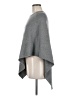 Tabitha Webb Solid Gray Poncho One size - photo 5