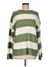 Zesica 100% Acrylic Stripes Green Pullover Sweater Size M - photo 1