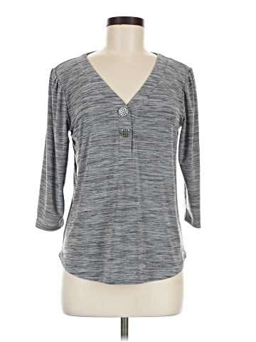 Linda Matthews 3/4 Sleeve Top (view 1)