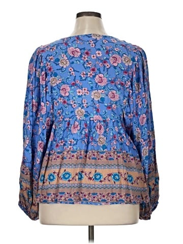 Rusttydustty Long Sleeve Blouse (view 2)