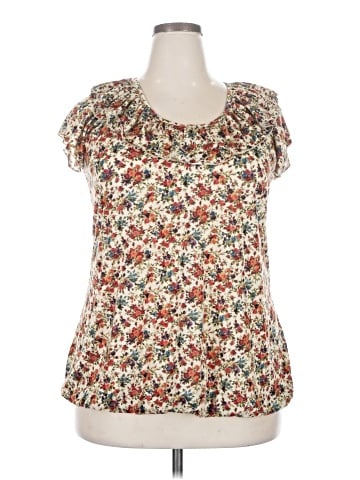 DressBarn Short Sleeve Blouse (view 1)